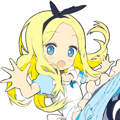 Official Sticker of okama's Alice Series