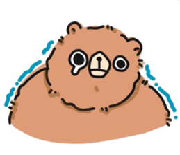 round shouldered bear sticker #5475944