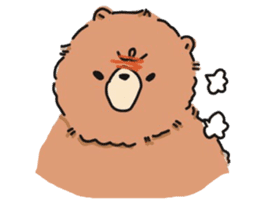 round shouldered bear sticker #5475945