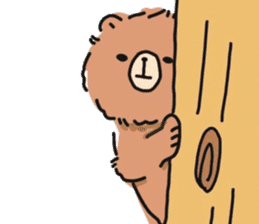 round shouldered bear sticker #5475951