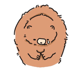 round shouldered bear sticker #5475958
