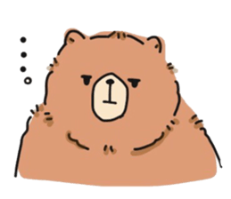 round shouldered bear sticker #5475964