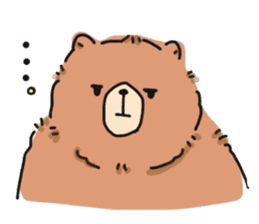 round shouldered bear sticker #5475964