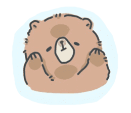 round shouldered bear sticker #5475967