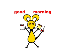 the zhu-maru of the yeiiow mouse sticker #5476903