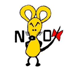 the zhu-maru of the yeiiow mouse sticker #5476908