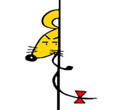 the zhu-maru of the yeiiow mouse sticker #5476910