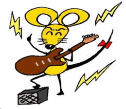 the zhu-maru of the yeiiow mouse sticker #5476926