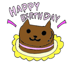 Bull dog and cat sticker #5477454