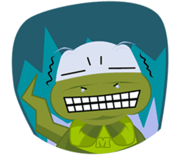 Modi the Komodo sticker #5477987