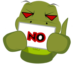 Modi the Komodo sticker #5478006