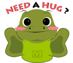 Modi the Komodo sticker #5478007