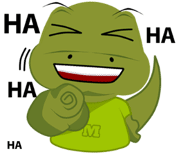 Modi the Komodo sticker #5478010