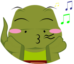 Modi the Komodo sticker #5478012