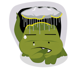 Modi the Komodo sticker #5478014