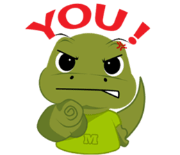 Modi the Komodo sticker #5478015