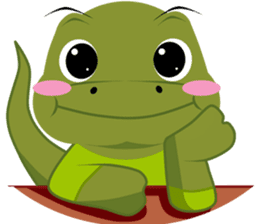 Modi the Komodo sticker #5478018