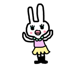 Something like rabbit... sticker #5478598