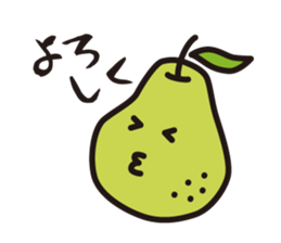 mademoiselle poire sticker #5478625