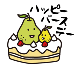 mademoiselle poire sticker #5478649