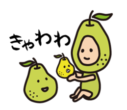 mademoiselle poire sticker #5478651