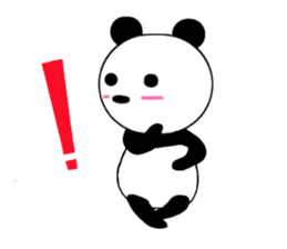 HANIKAMI panda sticker #5480144