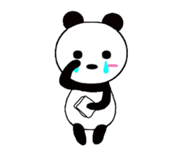 HANIKAMI panda sticker #5480147