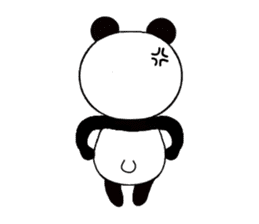HANIKAMI panda sticker #5480149