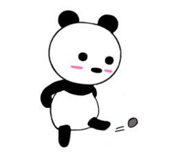 HANIKAMI panda sticker #5480150