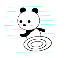 HANIKAMI panda sticker #5480151