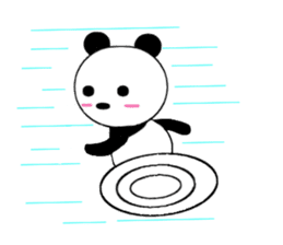 HANIKAMI panda sticker #5480151