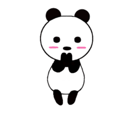 HANIKAMI panda sticker #5480152