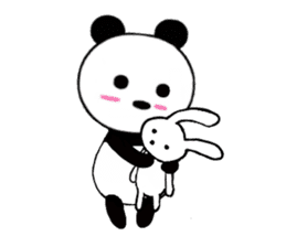 HANIKAMI panda sticker #5480153