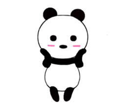 HANIKAMI panda sticker #5480154