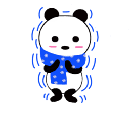 HANIKAMI panda sticker #5480157