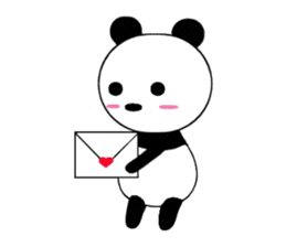 HANIKAMI panda sticker #5480159