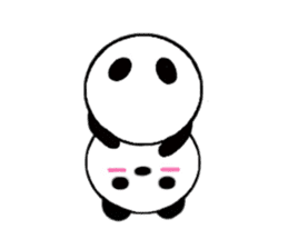 HANIKAMI panda sticker #5480164