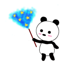 HANIKAMI panda sticker #5480167
