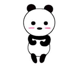 HANIKAMI panda sticker #5480169