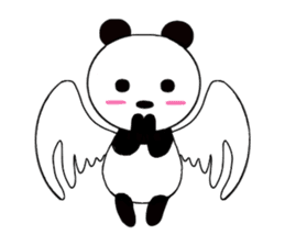 HANIKAMI panda sticker #5480172