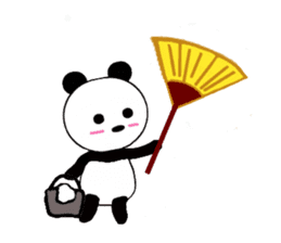 HANIKAMI panda sticker #5480174