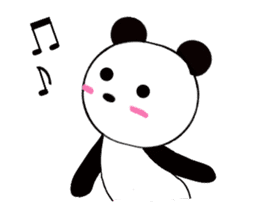 HANIKAMI panda sticker #5480175