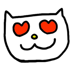 What a cute cat this is! sticker #5480426