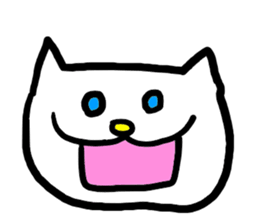 What a cute cat this is! sticker #5480428