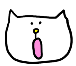 What a cute cat this is! sticker #5480430