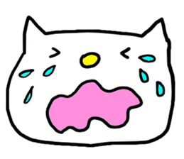 What a cute cat this is! sticker #5480439