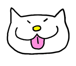 What a cute cat this is! sticker #5480442