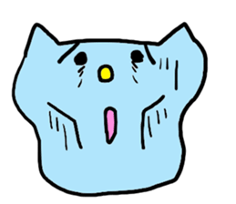 What a cute cat this is! sticker #5480445