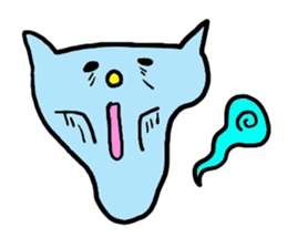 What a cute cat this is! sticker #5480446