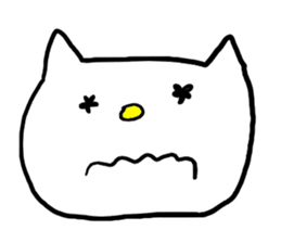 What a cute cat this is! sticker #5480449